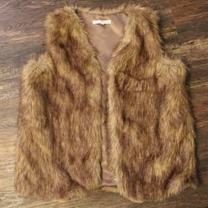 Zuri Zuri Fur imitation Vest